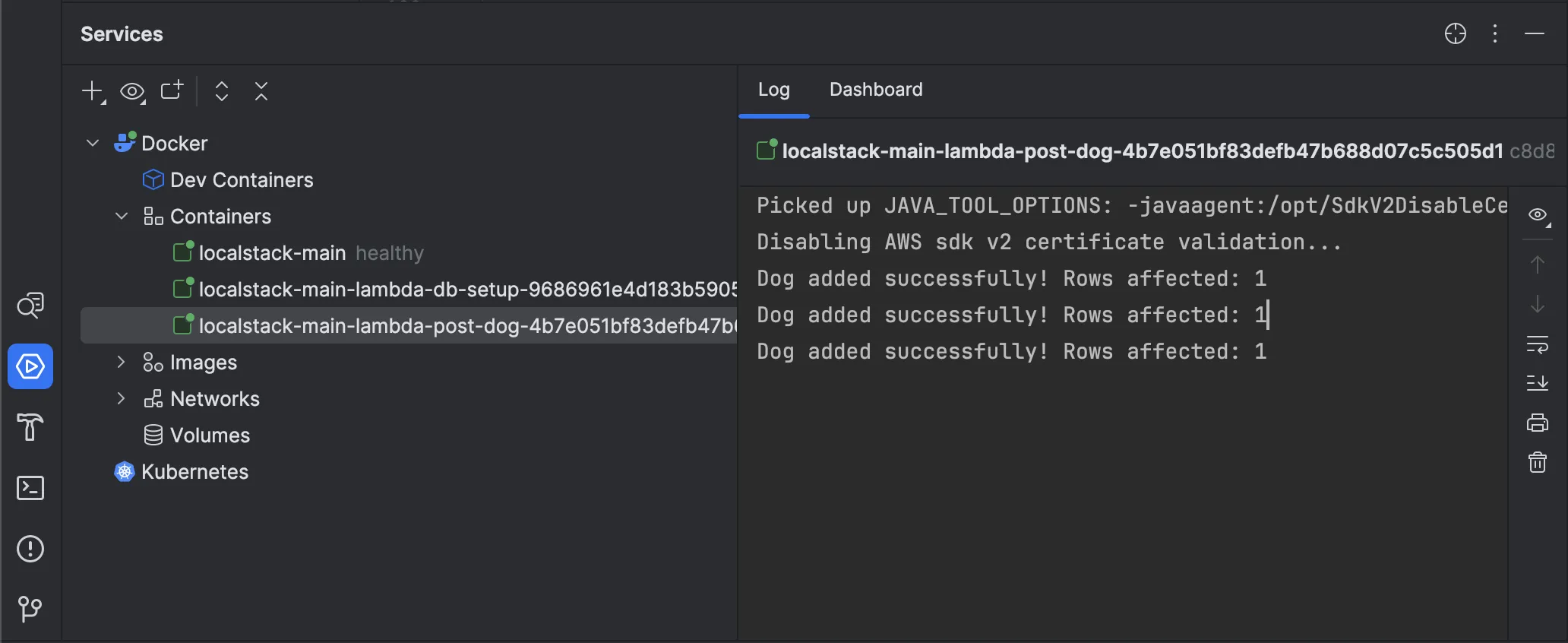 Docker containers