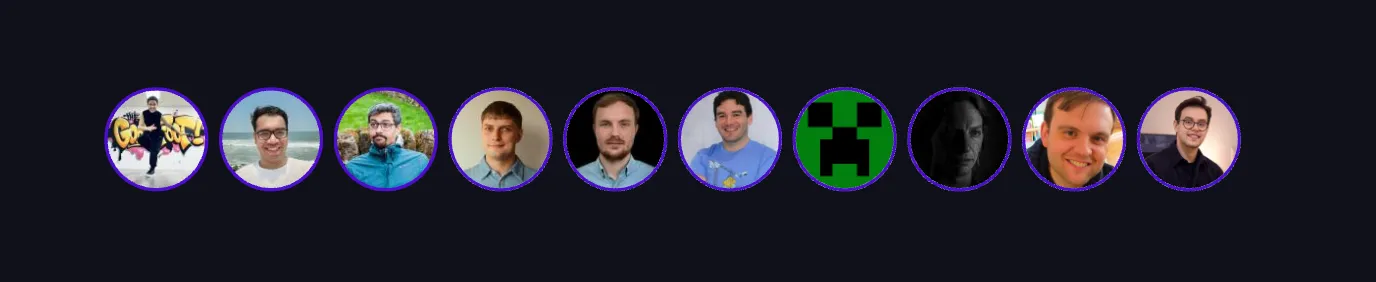 Internal LocalStack docs contributors GitHub avatars