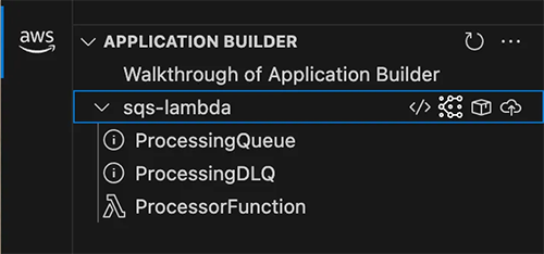 the application builder