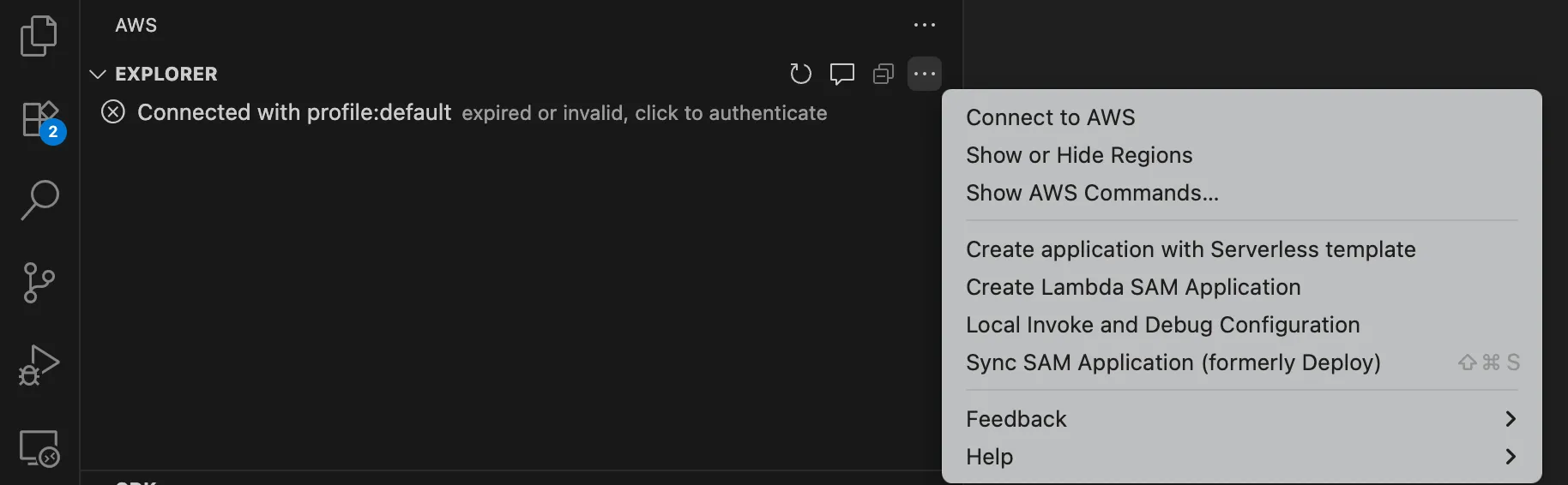 Create application with Serverless template